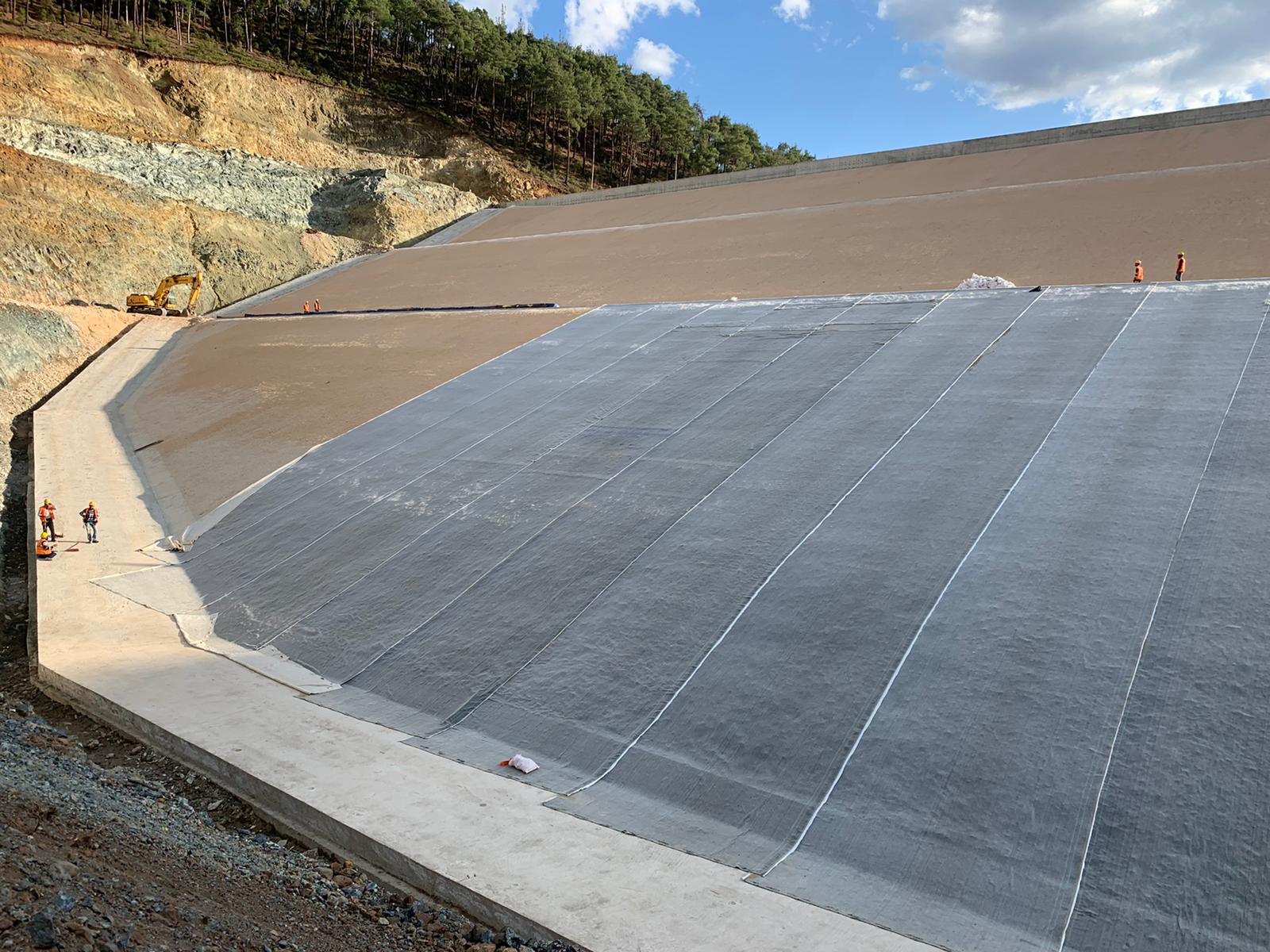 Dam Face Coating