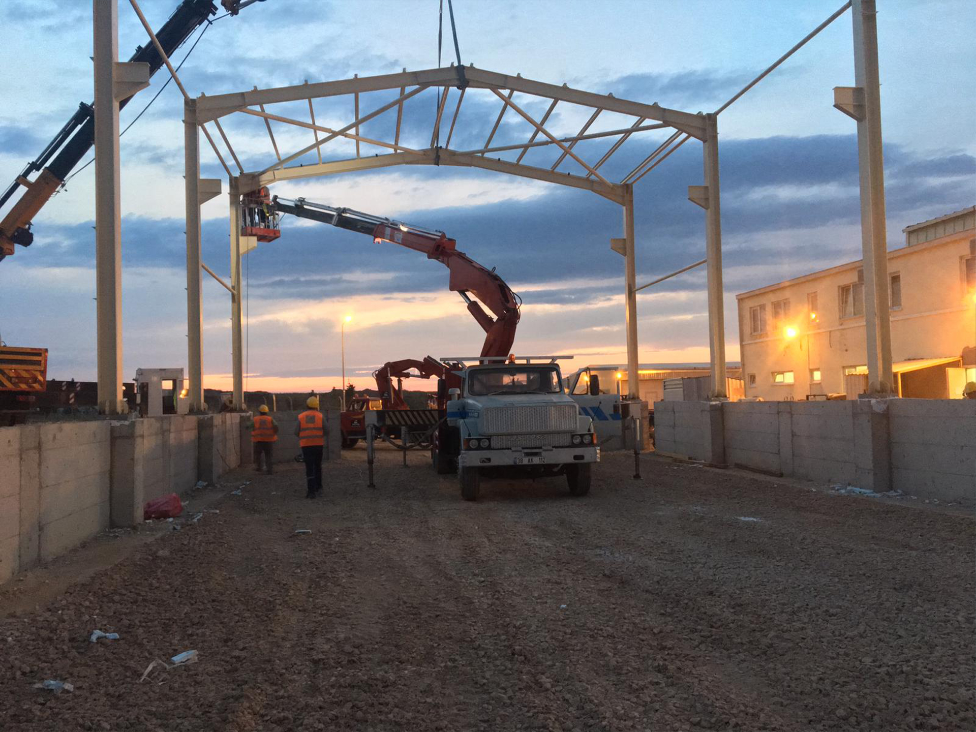 Concrete, Iron, Stell and Construction Works